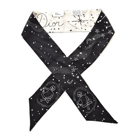 Christian Dior 1947 Zodiac Libra Mitzah Scarf